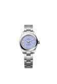 Rolex Oyster Perpetual 28 Stainless Steel / Lavender (276200-0008)