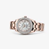 Rolex 81285 0017 Datejust Pearlmaster 34 Everose Diamond Mother