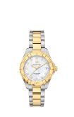 TAG Heuer Aquaracer 300M Quartz 32 Stainless Steel - Yellow Gold / MOP - Diamond / Bracelet (WBD1322.BB0320)