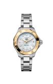 TAG Heuer Aquaracer Professional 200 Solargraph 34 Stainless Steel - Yellow Gold / MOP - Diamond (WBP1325.BA0005)