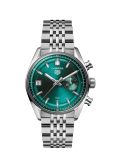 TAG Heuer Carrera Chronograph Dato Glass Box Stainless Steel / Green / Bracelet (CBS2211.BA0048)