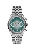 TAG Heuer Carrera Chronograph Glass Box Stainless Steel / Green - Diamond / Middle East Edition (CBS221A.BA0048)