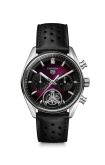 TAG Heuer Carrera Chronograph Tourbillon Glass Box Stainless Steel / Smokey Purple (CBS5017.FC6605)