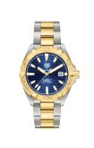 TAG Heuer Aquaracer Calibre 5 41 Stainless Steel - Yellow Gold / Blue / Bracelet (WBD2120.BB0930)