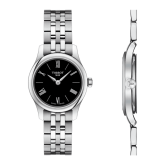 Tissot Tradition 5.5 Lady 25 Stainless Steel / Black / Bracelet (T063.009.11.058.00)