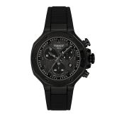 Tissot T-Race Chronograph 38 PVD / Black / Rubber (T141.817.37.051.00)