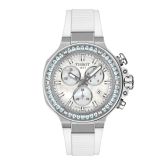 Tissot T-Race Chronograph 38 Stainless Steel - Ceramic Baguettes / MOP (T141.817.97.111.00)