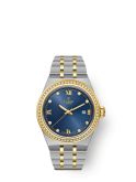 Tudor Royal Date 28 Stainless Steel - Yellow Gold - Diamond / Blue (28323-0002)