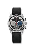 Zenith Chronomaster Original Stainless Steel / Black / Strap (03.3200.3600/22.C908)