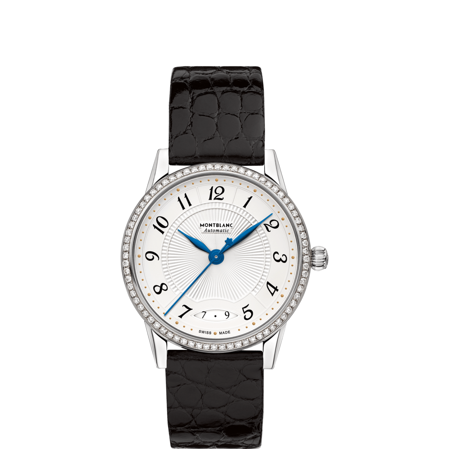 Montblanc 114734 : Bohème Date Automatic 34 Stainless Steel / Diamond /  White » WatchBase