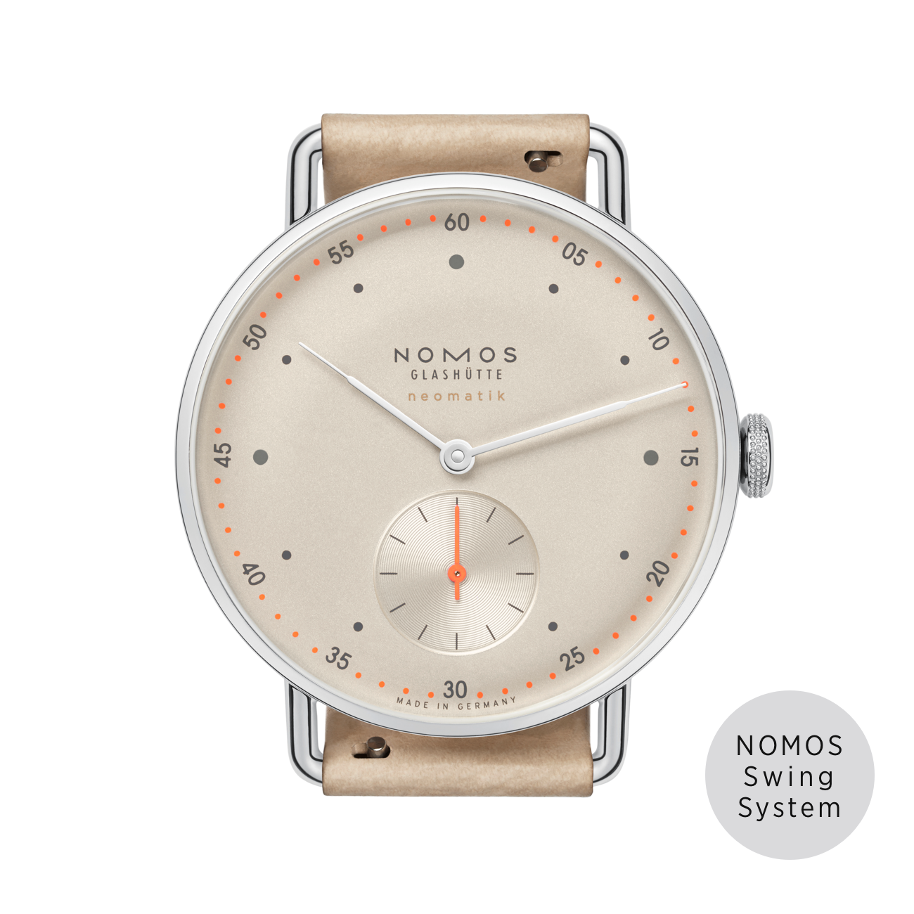 Nomos Glash tte 1107 Metro Neomatik Champagner WatchBase