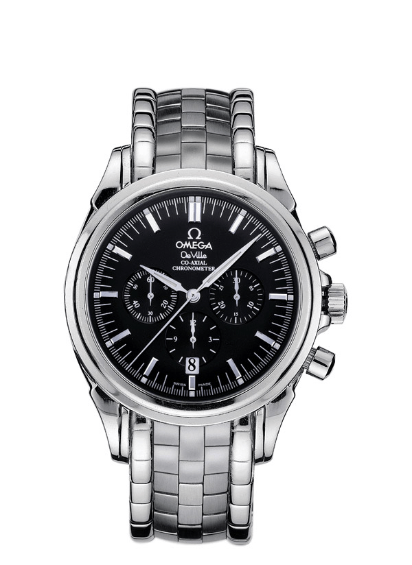 Omega 45415000 De Ville Co Axial 41 Chronograph Stainless Steel