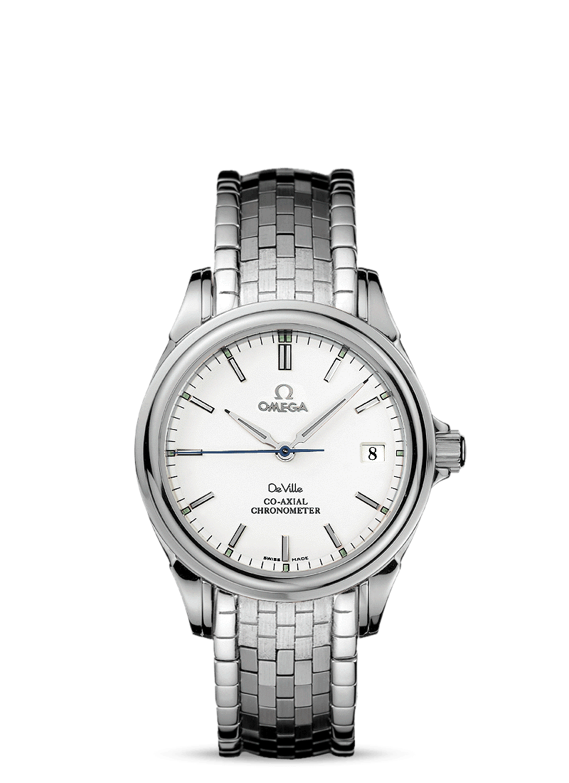 Omega 4561.31.00 : De Ville Co-Axial 35 Stainless Steel / Silver ...