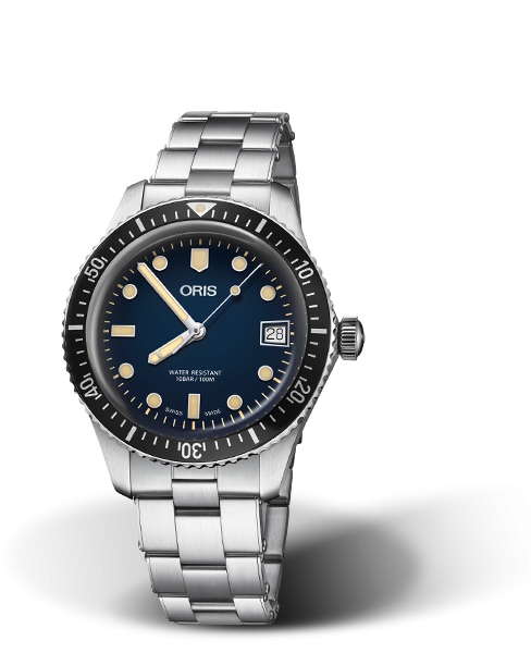 Oris 01 733 7747 4055-07 8 17 18 : Divers Sixty-Five 36 Stainless Steel ...