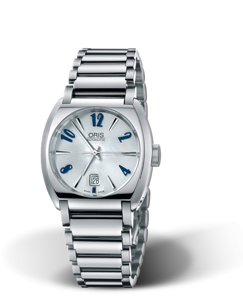 Oris 01 561 7573 4061 07 8 14 72 Frank Sinatra Lady Date Stainless Steel Silver Bracelet WatchBase