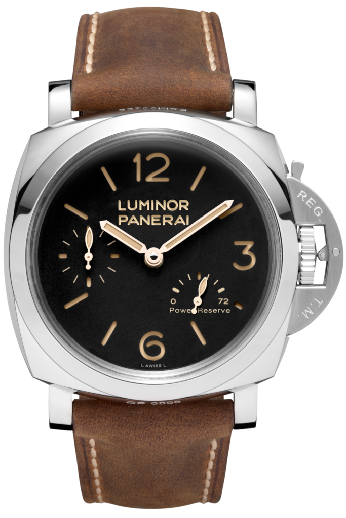 Panerai PAM00423 Luminor 1950 47 3 Days Power Reserve Stainless Steel Black WatchBase