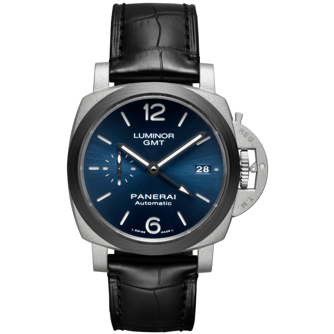 Panerai PAM01279 Luminor 1950 42 GMT Titanium Carbotech Blue