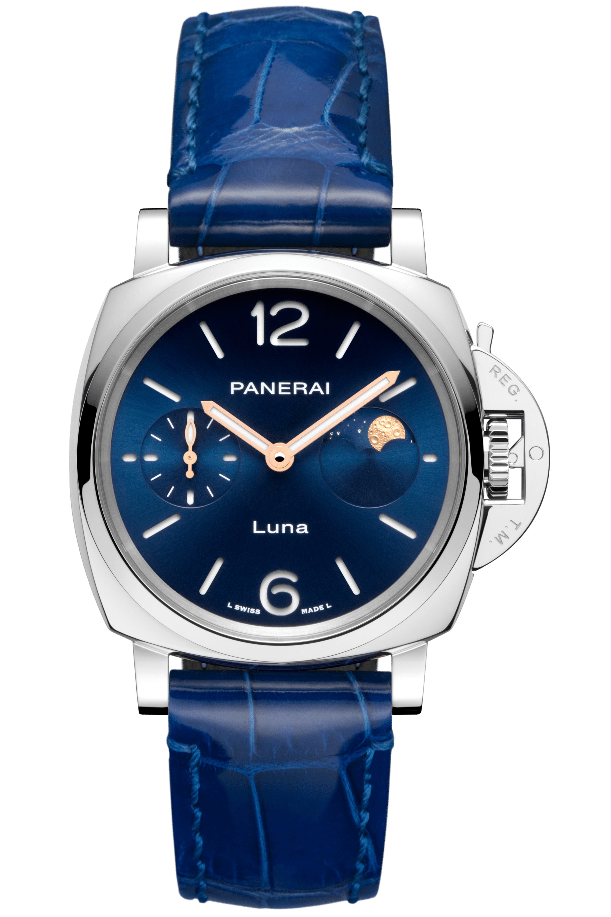 Panerai PAM01179 Luminor Due Luna Automatic Stainless Steel