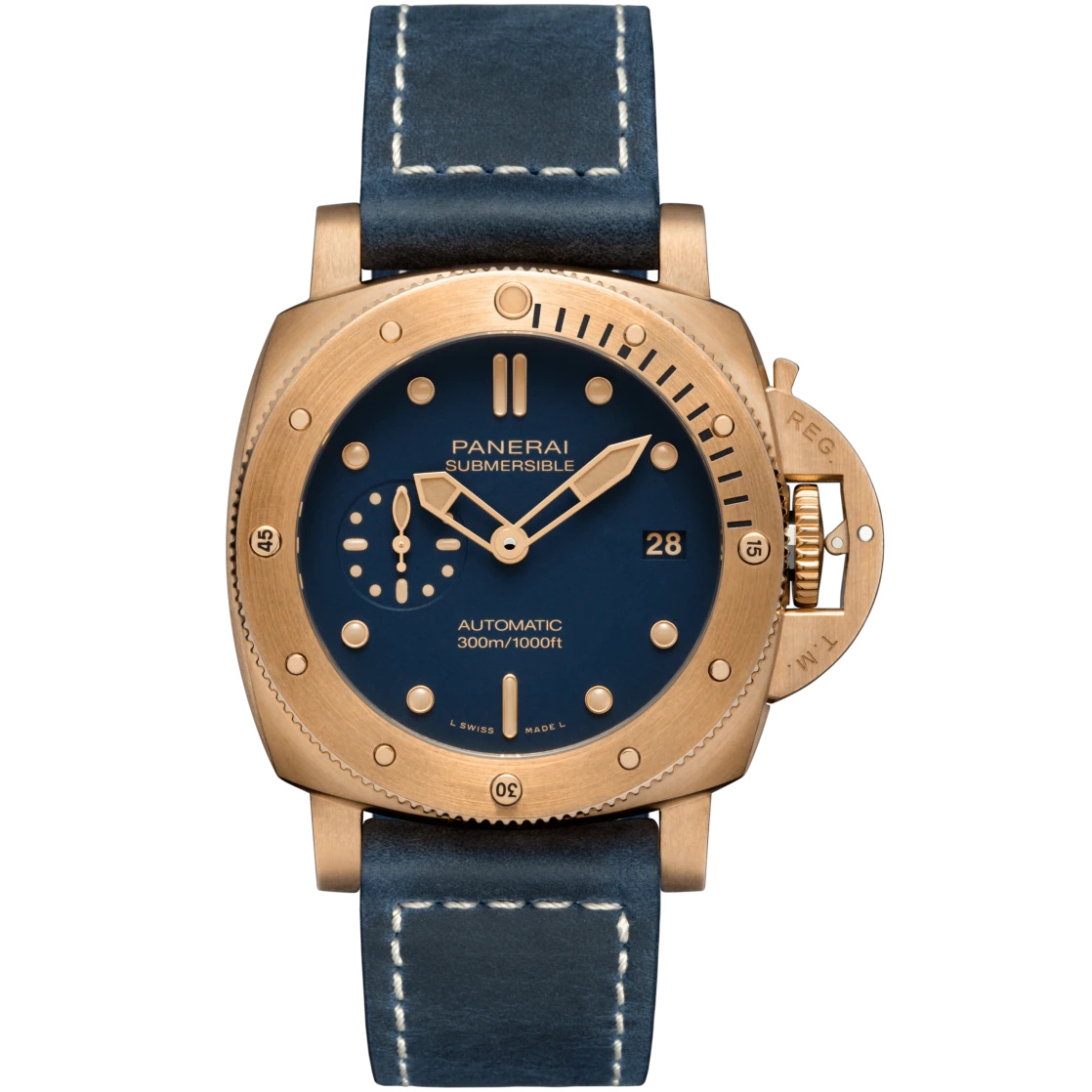 panerai submersible bronzo blu abisso