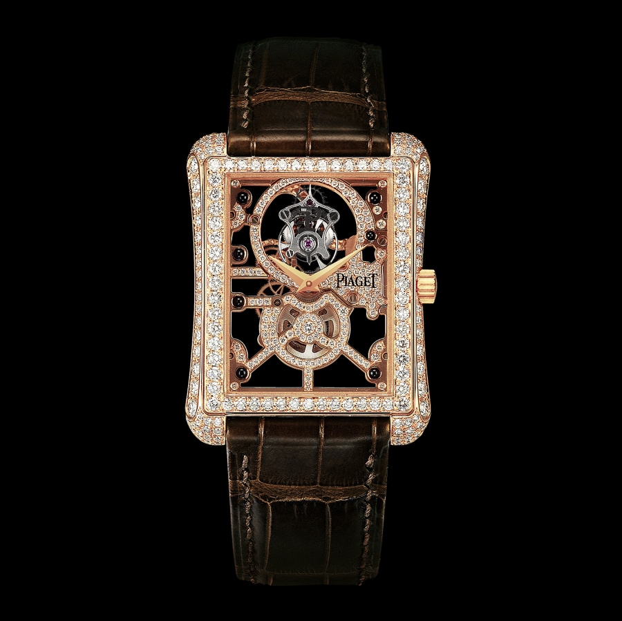 Piaget G0A31047 Emperador Tourbillon Skeleton Pink Gold Diamond