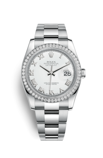 Rolex 116244-0023 : Datejust 36 Stainless Steel Diamond / Oyster ...