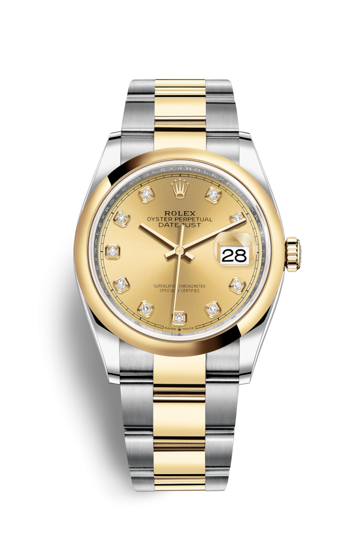 Rolex 126203 0018 Datejust 36 Stainless Steel Yellow Gold