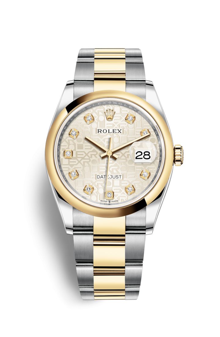 Rolex 126203-0028 : Datejust 36 Stainless Steel / Yellow Gold / Smooth ...