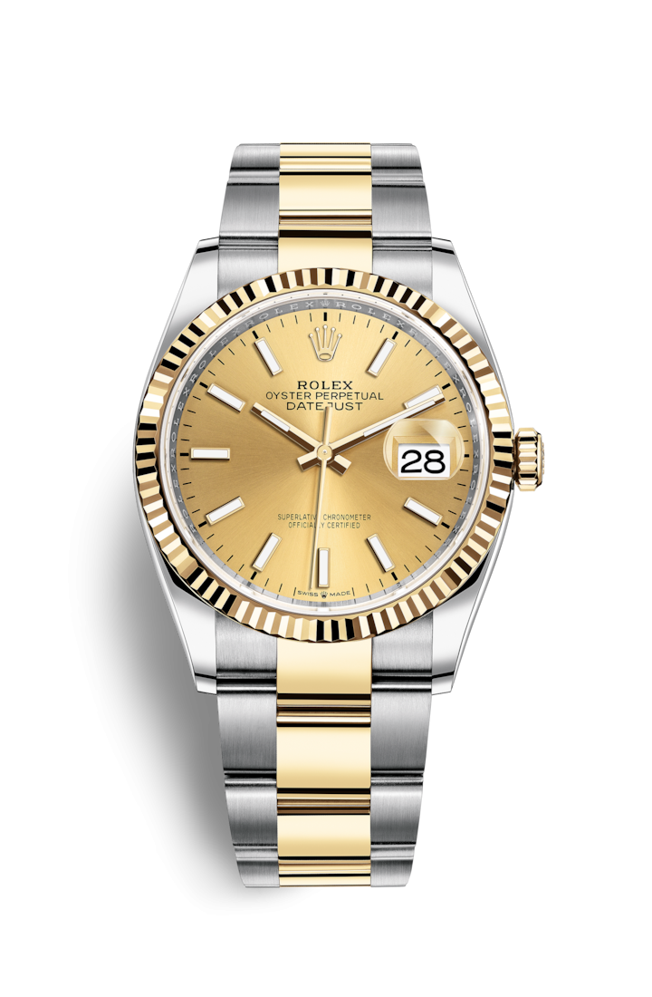 Rolex 126233 0016 Datejust 36 Stainless Steel Yellow Gold