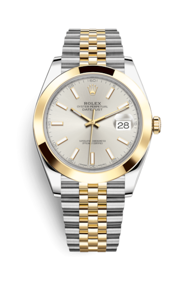 Rolex 41MM Datejust II Watch 18K Gold Stainless Steel Ref 126303 –