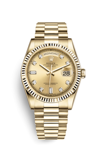 Rolex 118238-0116 : Day-Date 36 Yellow Gold Fluted / President ...