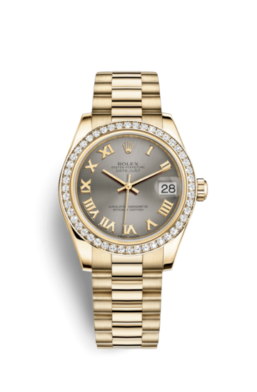 Rolex 178288-0052 : Datejust 31 Yellow Gold Diamond / President / Steel ...