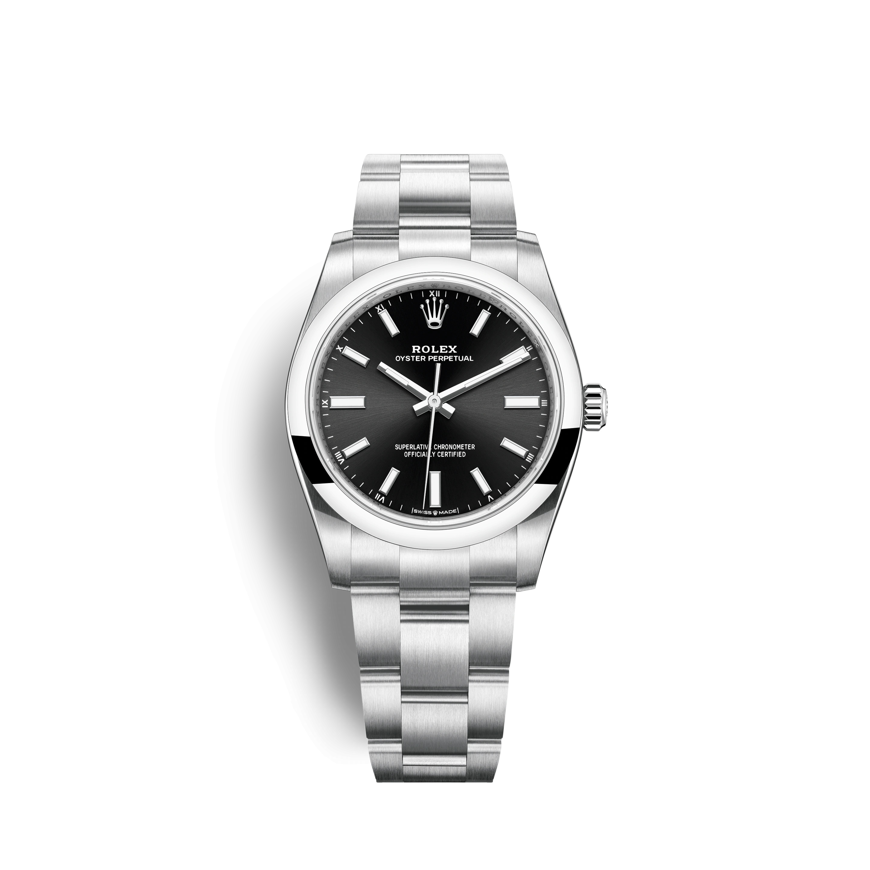 Rolex 124200-0002 : Oyster Perpetual 34 Stainless Steel / Black » WatchBase