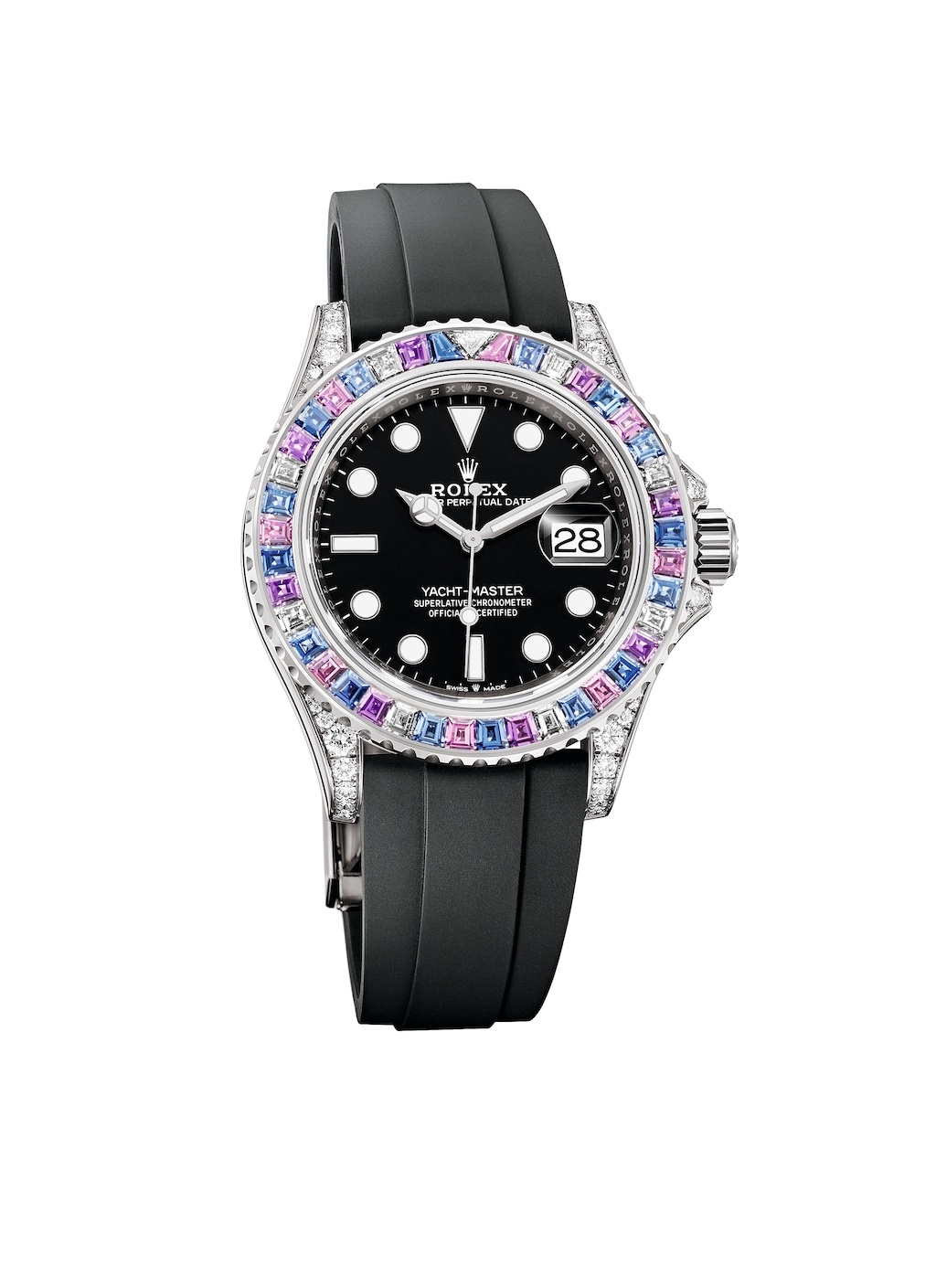 rolex yacht master with diamonds