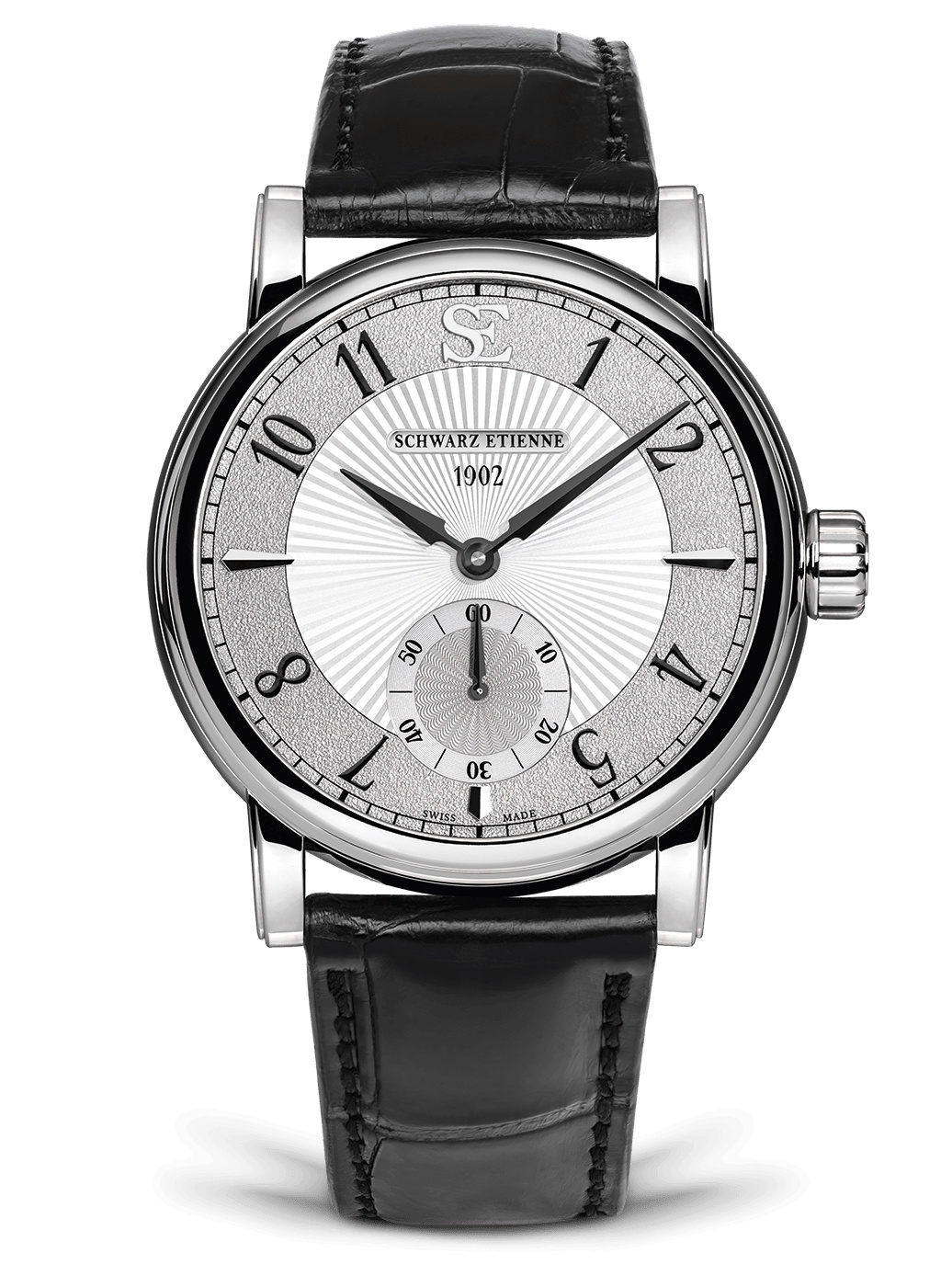 Schwarz Etienne WRO15MS24SS01AA : Roma Small Seconds Stainless Steel ...