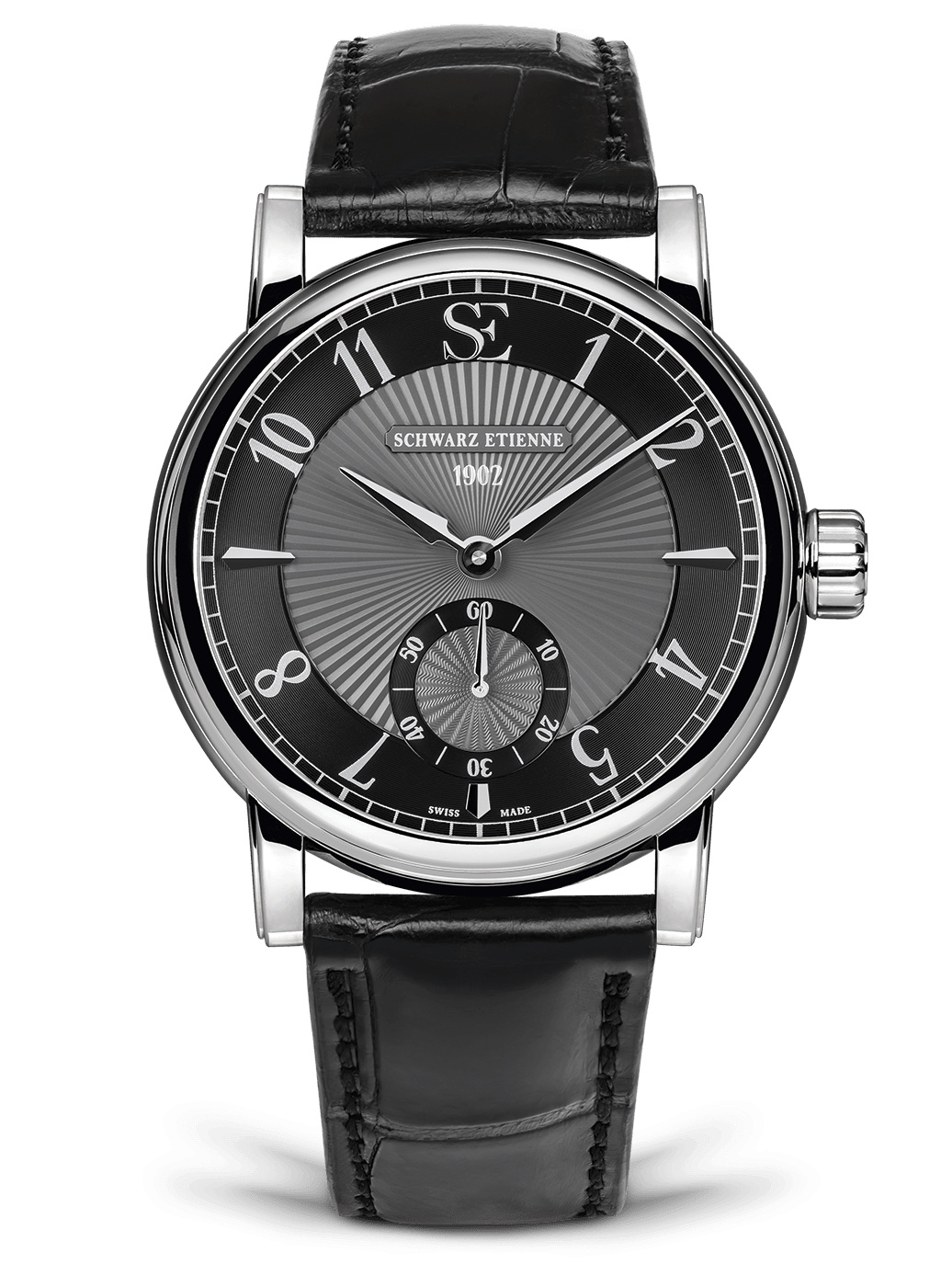 Schwarz Etienne WRO15MS26SS01AA : Roma Small Seconds Stainless Steel ...