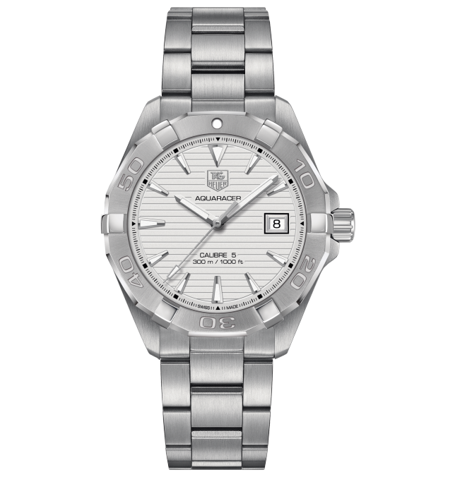 TAG Heuer WAY2111.BA0928 : Aquaracer 300M Calibre 5 40.5 Stainless ...