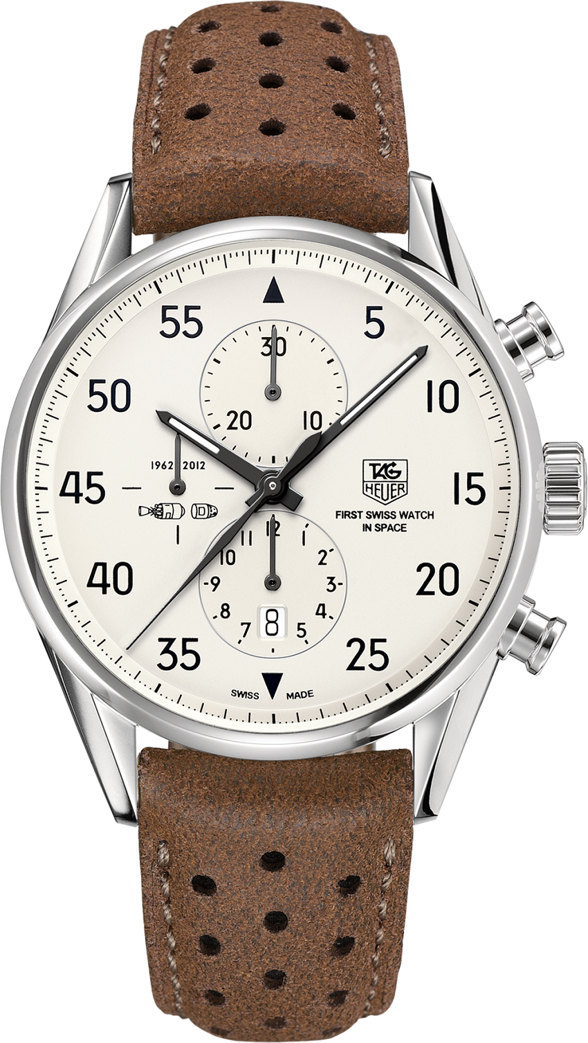 TAG Heuer CAR2015 FC6321 Carrera Calibre 1887 43 Stainless Steel 