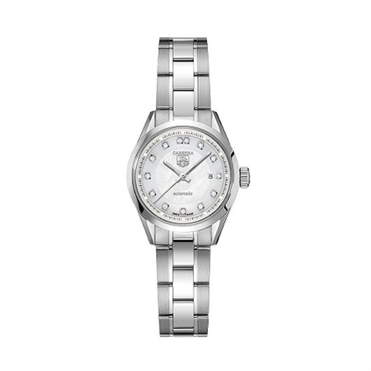 Tag Heuer Women's WV1450.BD0797 Carrera Mother of Pearl Dial Watch