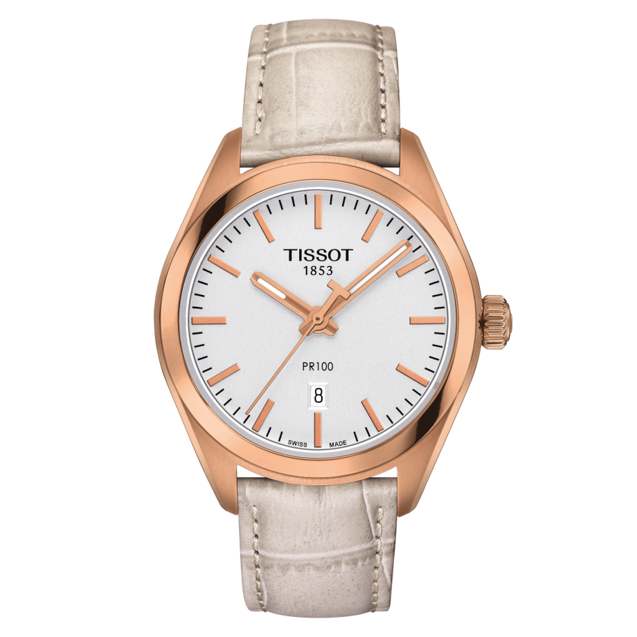 Tissot T101.210.36.031.00 PR 100 Quartz 33 Rose Gold PVD