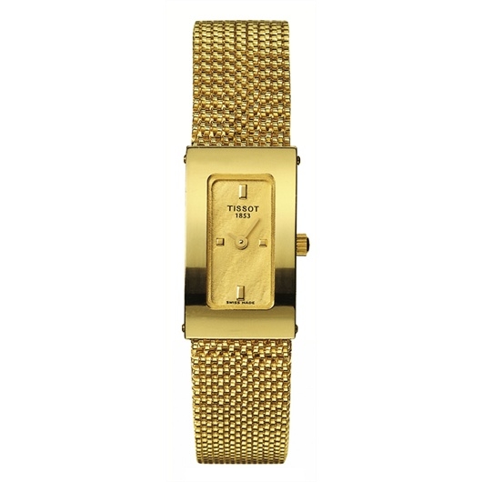 Tissot T73.3.322.21 Bellflower Carree Yellow Gold Champagne