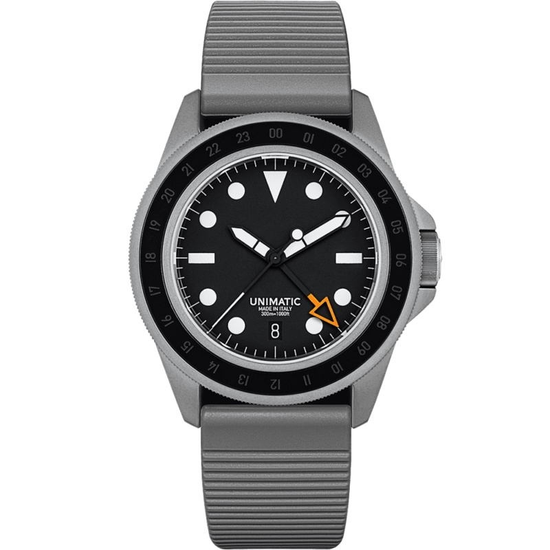 Unimatic U1S-TGMT : Modello Uno GMT Titanium » WatchBase
